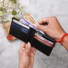 Load image into Gallery viewer, Handcrafted Genuine Leather Wallet (STYLE ID #17)