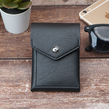 Load image into Gallery viewer, Slim Card Holder Wallet for Men & Women | Pull Tab Card Wallet with Cash Pocket | Compact Front Pocket Wallet | Minimalist Card Organizer (STYLE ID #43)