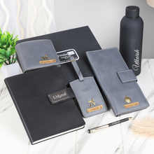 Load image into Gallery viewer, Personalised  Leather Name Men's Travel wallet Combo