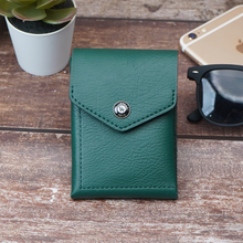 Load image into Gallery viewer, Slim Card Holder Wallet for Men & Women | Pull Tab Card Wallet with Cash Pocket | Compact Front Pocket Wallet | Minimalist Card Organizer (STYLE ID #43)