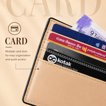 Load image into Gallery viewer, Pattern Textured Bi-Fold Wallet for Men | Artificial Leather | Multiple Card Slots | Spacious Cash Pocket | Slim & Stylish Everyday Wallet STYLE ID#56