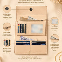 Load image into Gallery viewer, Personalized Gift Combo for Women with Custom Name and Charm | Croco Texture Clutch & Matching Keychain with Golden Name Plate | Premium Gift Box for Her