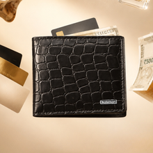 Load image into Gallery viewer, Pattern Textured Bi-Fold Wallet for Men | Artificial Leather | Multiple Card Slots | Spacious Cash Pocket | Slim & Stylish Everyday Wallet STYLE ID#56