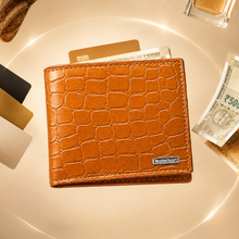 Load image into Gallery viewer, Pattern Textured Bi-Fold Wallet for Men | Artificial Leather | Multiple Card Slots | Spacious Cash Pocket | Slim & Stylish Everyday Wallet STYLE ID#56
