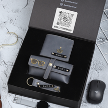 Load image into Gallery viewer, Perfect Gift for Him – Customized Wallet, Eyewear Case & Keychain