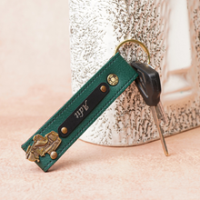 Load image into Gallery viewer, Personalized Leather Name Keychain For Men/Women