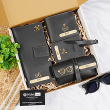Load image into Gallery viewer, All-in-One Travel Combo – Custom Wallets, Luggage Tag & Eyewear Case ,Travel Wallet