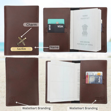 Load image into Gallery viewer, Perfect Black Personalized Gift Set – Wallet, Diary, Pen, Passport Cover, Metal Keychain, H2GO Bottle and Perfume