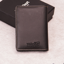 Load image into Gallery viewer, Personalised Bifold Card Holder Wallet with Name & Charm for Men & Women (STYLE ID#46)