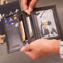 Load image into Gallery viewer, Personalized Genuine Leather Passport Cover with Name & Charm