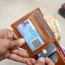 Load image into Gallery viewer, Genuine Leather Men’s Wallet – Gift for Him STYLE ID #15