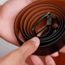 Load image into Gallery viewer, Personalized Handmade Leather Men's Wallet , Snaphook , Belt and Customised Parfume | Best Customized (4 in 1 Gift Combo )for Boyfriend Husband Father & Son (Style ID #23)