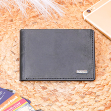 Load image into Gallery viewer, Oil Crunch Men's Genuine Leather Bi-Fold Wallet – 4 Card Slots, 1 Cash Compartment, Ultra-Slim Wallet (STYLE ID #29)