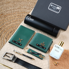Load image into Gallery viewer, Customized Gift Hamper | Men’s Birthday Gift Combo | Premium Personalized Gift Set for Him