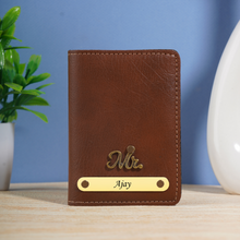 Load image into Gallery viewer, Personalized Card Holder with Name & Charm