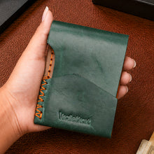Load image into Gallery viewer, Genuine Leather Wallet for Men | Slim Card Holder Wallet | 6 Card Slots & Cash Compartment (Style ID #42)