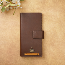 Load image into Gallery viewer, Personalized Name & Charm Travel Wallet | Perfect for Men & Women
