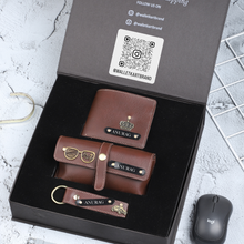 Load image into Gallery viewer, Perfect Gift for Him – Customized Wallet, Eyewear Case & Keychain