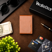 Load image into Gallery viewer, Genuine Leather Wallet for Men | RFID Blocking Slim Card Holder Wallet | Premium Minimalist Leather Wallet with Cash Pocket (Style ID #42)
