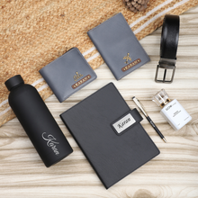 Load image into Gallery viewer, Customized Leather Men’s Gift 7 in Gift Combo Set