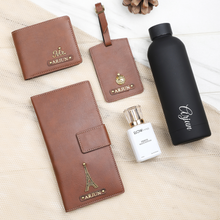 Load image into Gallery viewer, Combo Gift Set for Men | Wallet Pen Keychain Combo | Men’s Wallet Gift Set | Birthday Combo Gifts for Him | Wallet Set for Men | Wallet Keychain Pen Combo