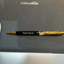 Load image into Gallery viewer, Personalized Diary with Golden Flake Pen Combo Gift Set for Corporates
