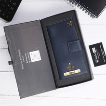 Load image into Gallery viewer, Personalized Travel Wallet with Name & Charm