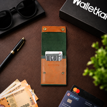Load image into Gallery viewer, Premium Genuine Leather Slim Card Holder Wallet for Men | Compact Cash & Card Organizer (Style ID #41)