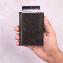Load image into Gallery viewer, Elegant Genuine Leather Men's Metal Card Holder – Perfect for Professionals (STYLE ID #26)