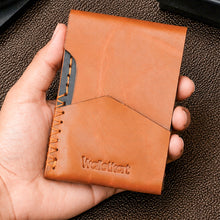 Load image into Gallery viewer, Genuine Leather Wallet for Men | Slim Card Holder Wallet | 6 Card Slots & Cash Compartment (Style ID #42)