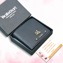 Load image into Gallery viewer, Birthday Special Personalised Leather Wallet for Men with Name & Charm