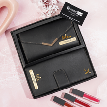Load image into Gallery viewer, The Perfect Gift: Custom Clutch & Travel Wallet Set