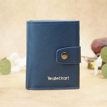 Load image into Gallery viewer, Slim Metal Card Wallet for Men's & Women's - Smart Pop-Up Design with Secure Lock (STYLE ID #34)