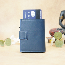 Load image into Gallery viewer, Slim Metal Card Wallet for Men's & Women's - Smart Pop-Up Design with Secure Lock (STYLE ID #34)