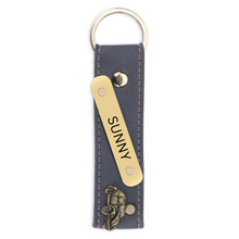 Load image into Gallery viewer, Personalized Leather Name Keychain For Men/Women
