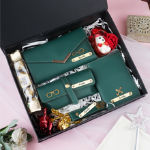 Load image into Gallery viewer, Celebrate in Style Handcrafted Leather Gift Set of Women for Wife / Girlfriend on Birthdays and Anniversary