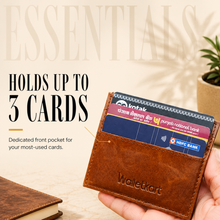 Load image into Gallery viewer, Genuine Leather RFID Bi-Fold Wallet Men – 8 Card Slots + 3 Front Quick-Access + 1 ID + 2 Cash Compartments, Ultra-Slim Wallet(STYLE ID #32)