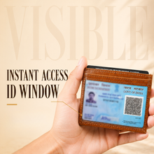Load image into Gallery viewer, Genuine Leather RFID Bi-Fold Wallet Men – 8 Card Slots + 3 Front Quick-Access + 1 ID + 2 Cash Compartments, Ultra-Slim Wallet(STYLE ID #32)
