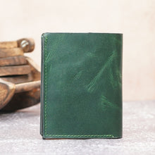Load image into Gallery viewer, WALLETKART VALENTE Smart RFID Card Holder Wallet for Men | Genuine Leather & Aluminum Pop-Up Wallet | Modern Minimalist EDC Wallet (Style ID #44)