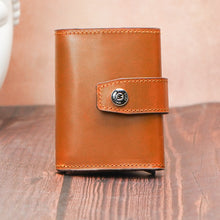 Load image into Gallery viewer, WALLETKART VELARO Signature Edition | Premium Genuine Leather RFID Wallet for Men (STYLE ID #45 )