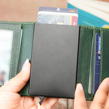 Load image into Gallery viewer, WALLETKART ELVOR Executive Genuine Leather Wallet for Men | RFID Secure Pop-Up Card Holder with ID Window (Style ID #48)