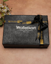 Load image into Gallery viewer, Personalized Leather Essentials – Men's Wallet, Belt & Keychain & Perfume 4 in 1  Combo for boyfriend , Husband on Birthday