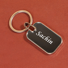 Load image into Gallery viewer, Personalized Metal Keychain with Name For Men/Women