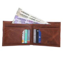 Load image into Gallery viewer, Personalised Handcrafted Wallet Combo | Custom Wallet for Men | Handmade Leather Wallet with Name| (4 IN 1) Men's Gift Combo Set (STYLE ID #15)