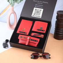 Load image into Gallery viewer, Customized 4-in-1 Wallet Combo | Wallet Set | Men’s Combo Gift Set | Premium Combo Gift Set for Him