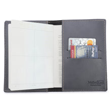 Load image into Gallery viewer, Personalized Leather Name Passport Cover with Charm For Family (Pack Of 2)