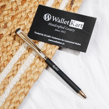 Load image into Gallery viewer, Personalised  Leather Name Men's Travel wallet Combo