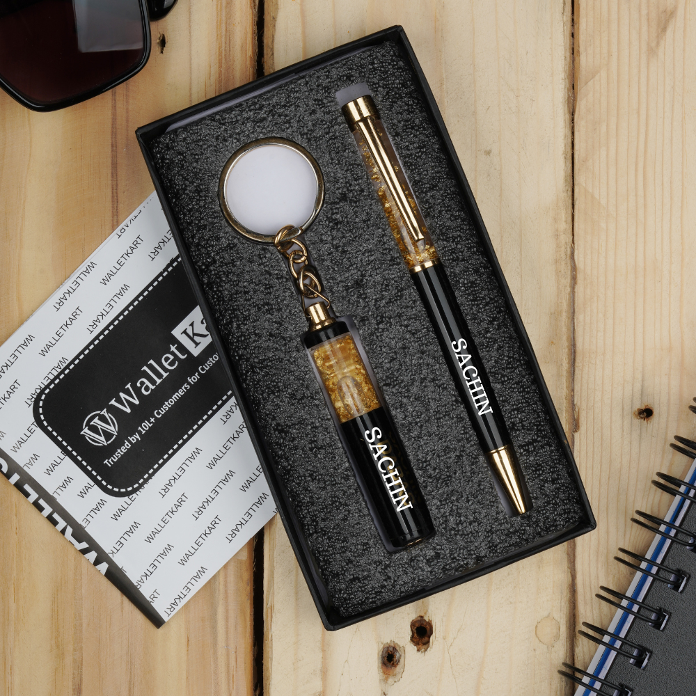 Personalised Pen & Keychain Combo WalletKart.in