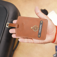 Load image into Gallery viewer, Personalised Luggage Tag with Name & Charms