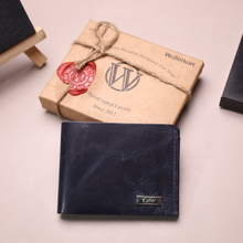 Load image into Gallery viewer, Customized Handcrafted Genuine Leather Men's Wallet, Gift for Boyfriend | Husband ( STYLE ID #23)